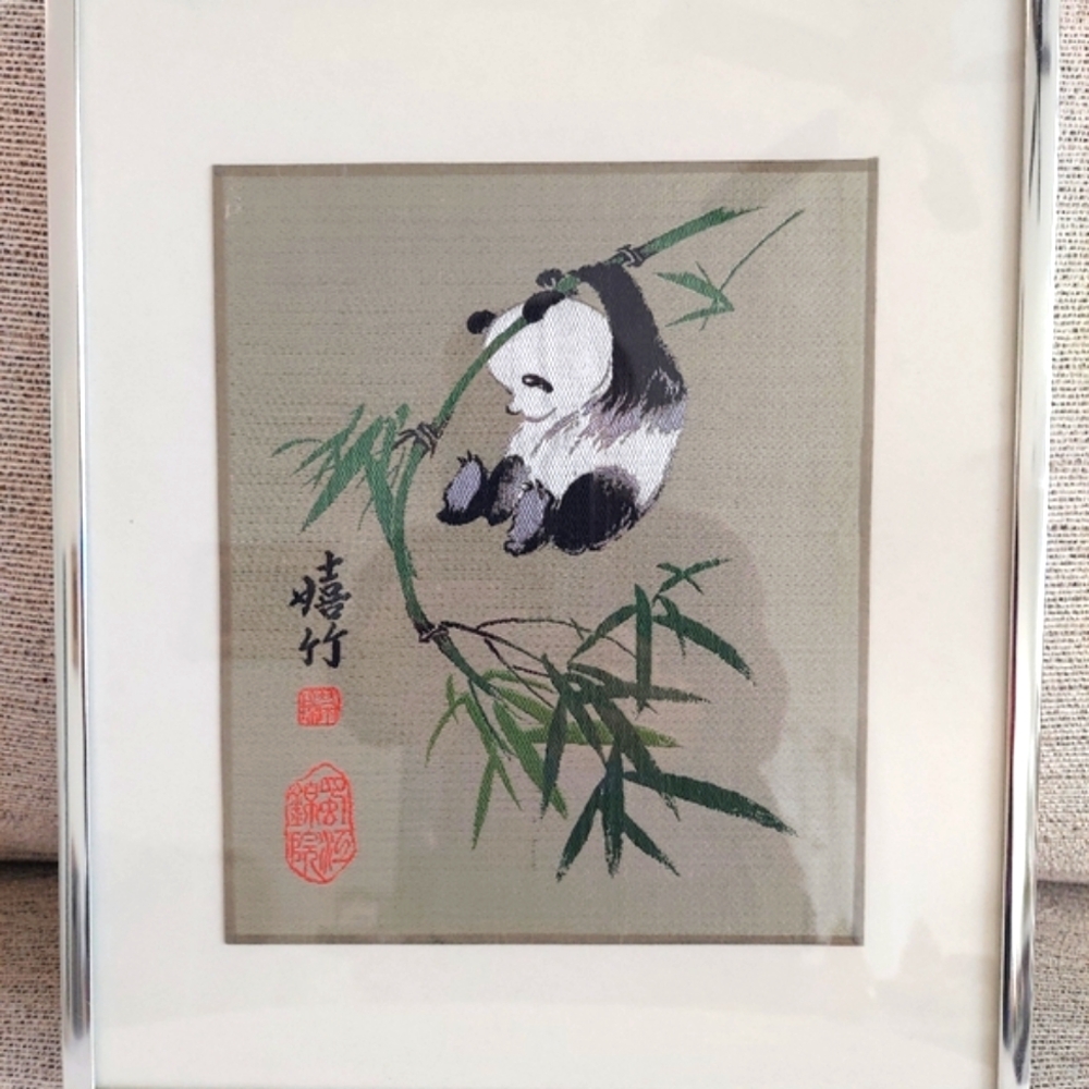 Shu Brocade Silk Weaving Panda